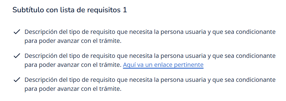 Imagen de lista informativa